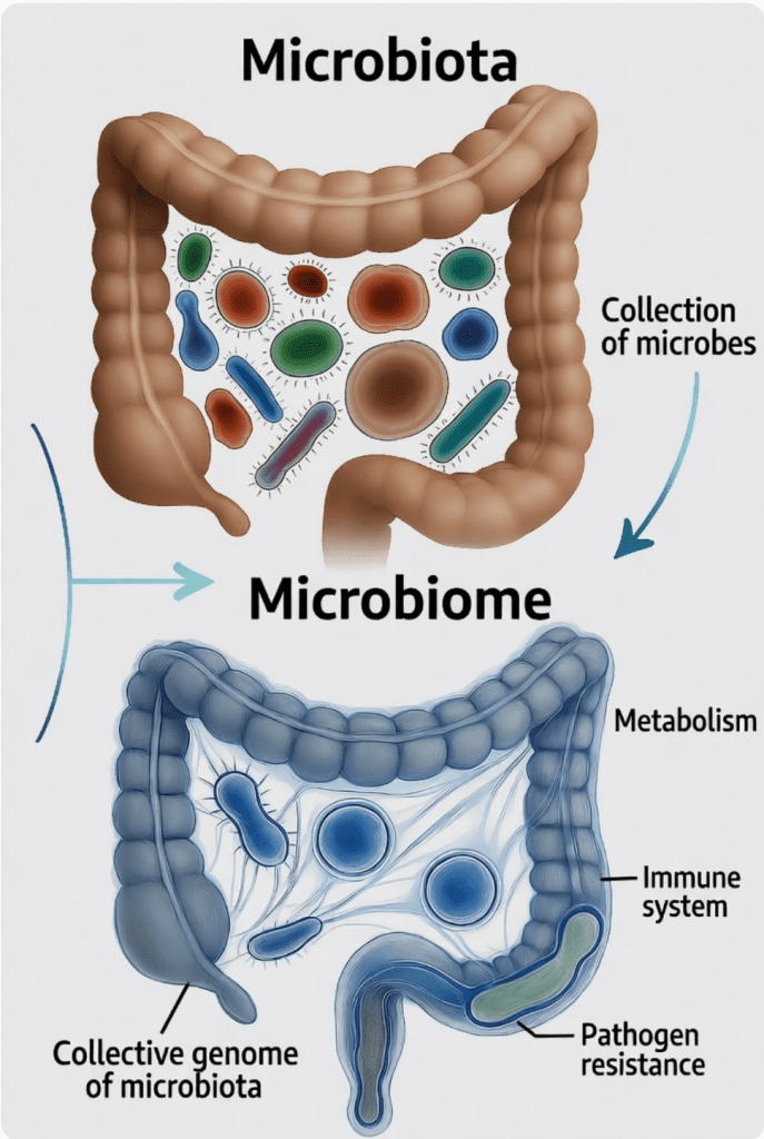 Microbiome vs microbiota
