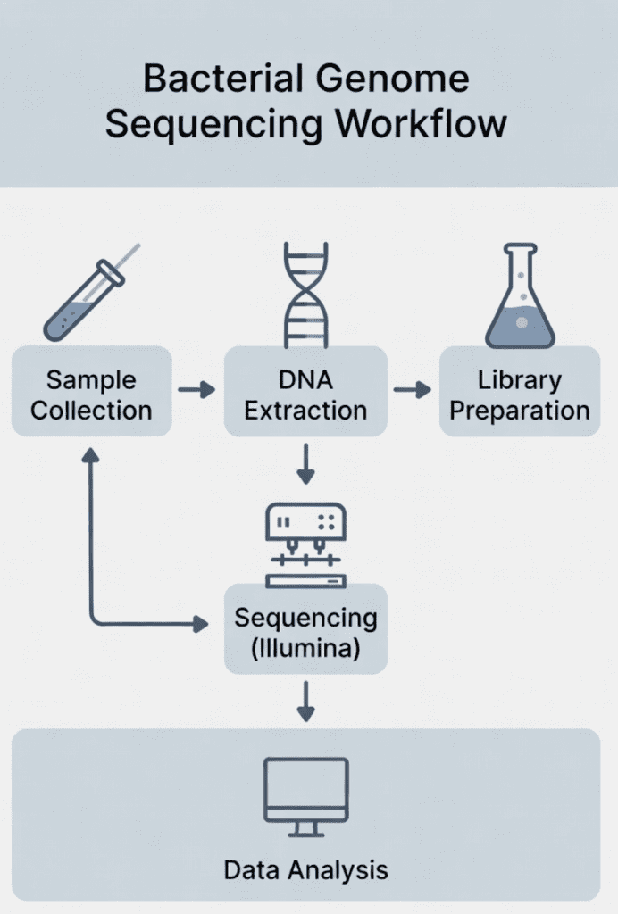 Bacterial genome sequencing